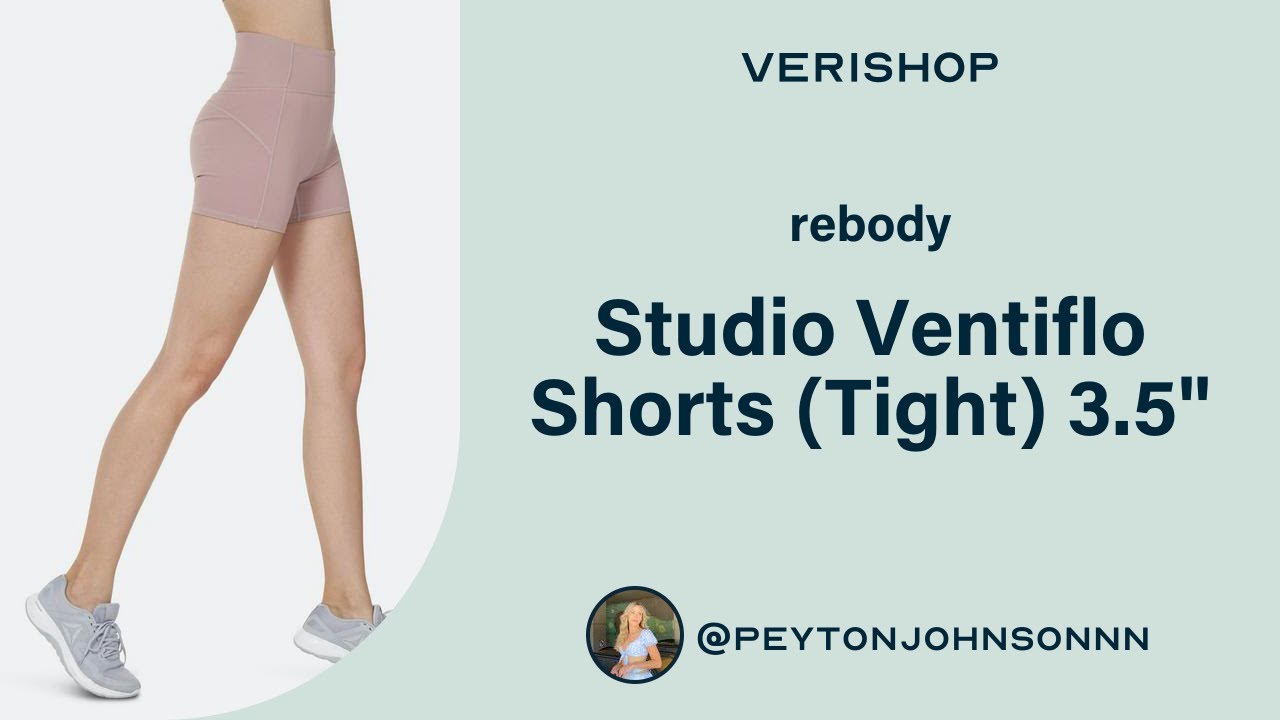 rebody Studio Ventiflo Shorts (Tight) 3.5 Review 
