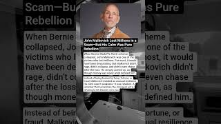 He Lost Millions Overnight — But John Malkovich’s Reaction Shocked Everyone