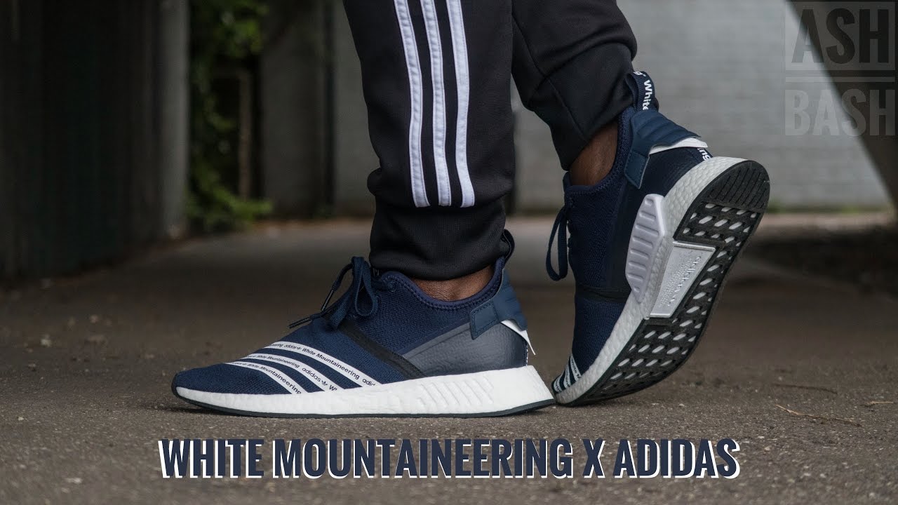 adidas nmd white mountaineering navy