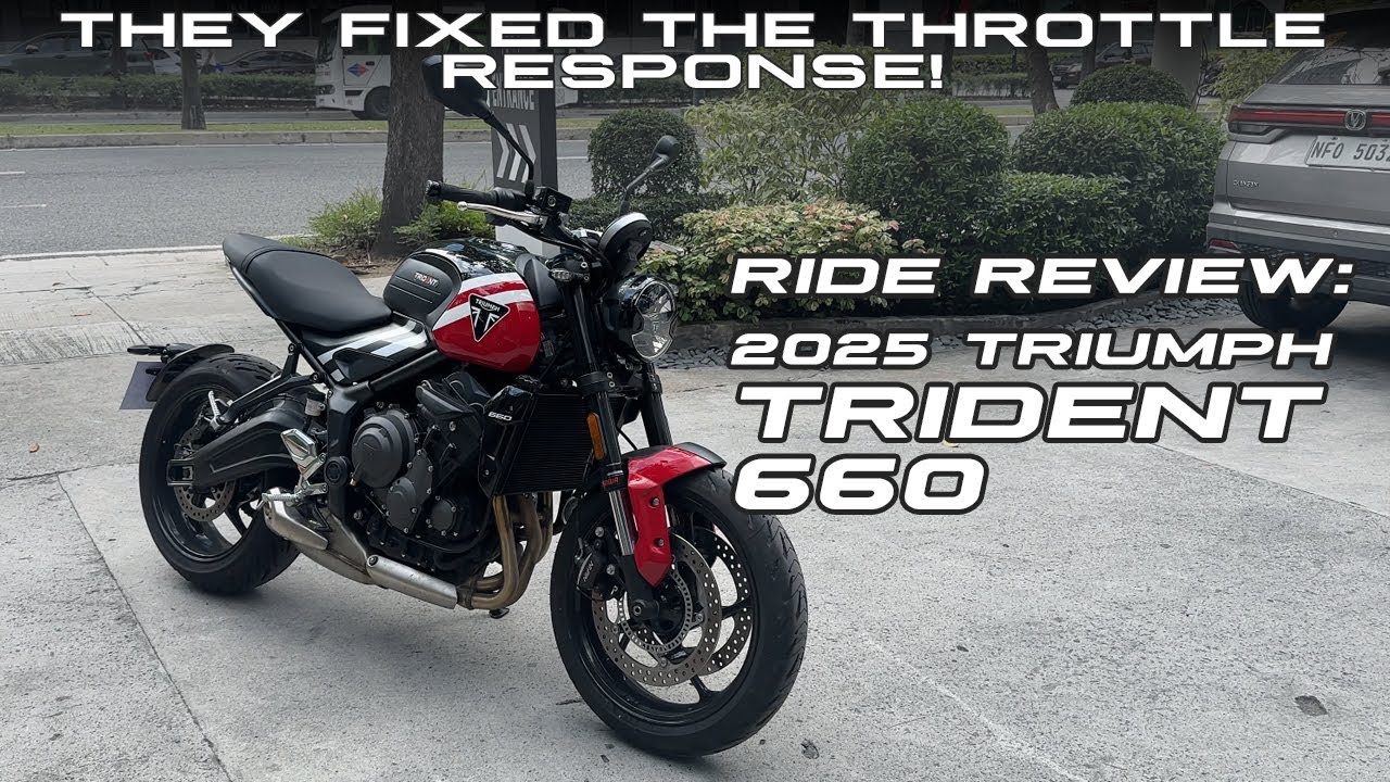 Обзор езды на Triumph Trident 660 2025 года [НА АНГЛИЙСКОМ ЯЗЫКЕ] | Они это исправили!