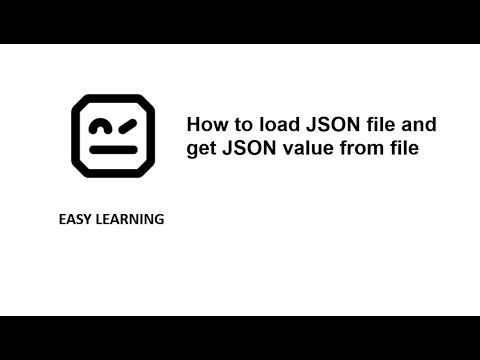 How to Load JSON file and get JSON value from File