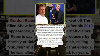 Gordon Ramsay Allegedly Kept Off Ellen Degeneres Show After Onair Clash usanews news