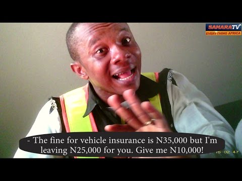 Nigerian Police Traffic Officer Caught On Tape Negotiating And Extorting Inside Police Station