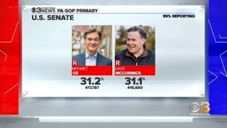 Pennsylvania's US Senate Race Between Republicans Mehmet Oz, Dave McCormick Still Too Close To Call