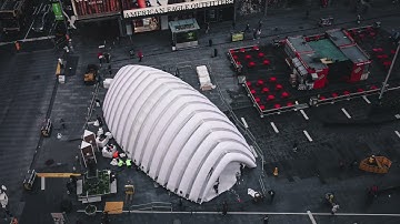INFLATE TIME LAPSE Design Pavilion Time Lapse