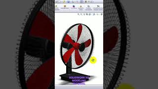 Solidworks 3d model (Table fan)
