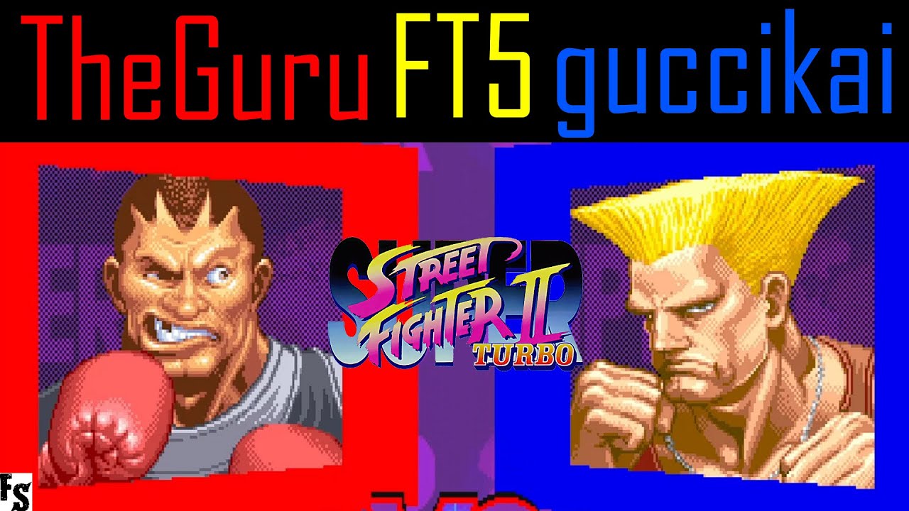 Super Street Fighter 2 Turbo - TheGuru [Boxer] vs guccikai [Guile] (Fightcade FT5)