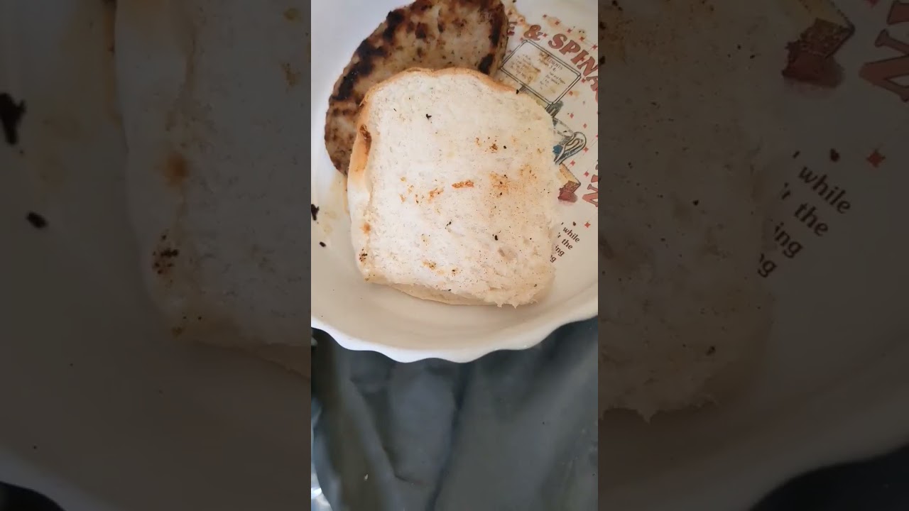 Bivvy Breakfast. Sausage and Egg bap. 