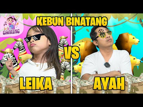 KEBUN BINATANG TERBESAR DI DUNIA PUNYA LEIKA 😱😨 ZOO PARK TYCOON [ROBLOX INDONESIA]
