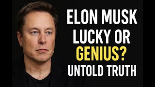 Elon Musk Lucky Or Genius? The Truth Behind His Success.