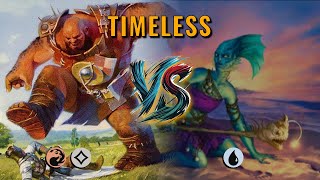 MTG Timeless - Mono Red Midrange by saitama VS Simic Aggro by HouseofShadow