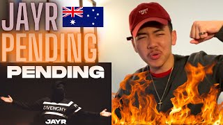 JAYR - PENDING (Official Music Video) AMERICAN REACTION! Australian Drill Rap Music 🇦🇺🔥 Guide