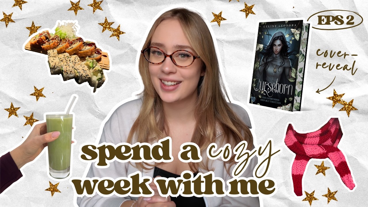 spend a cozy week with me | coverreveal ⋆ knitting ⋆ gedanken ⋆ skin care 🕯️