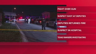 Man sent to hospital after shootout with deputies in Brazoria County