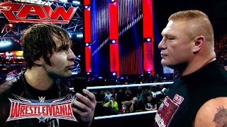 The Road to WrestleMania: Brock Lesnar vs. Dean Ambrose – No Holds Barred Street Fight