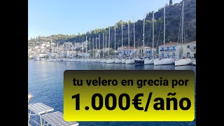 Ten tu Barco en Grecia por 1.000 E/año.