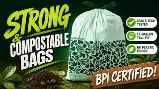 Cleanomic Compostable * Waste Bags Review, Finally a Green Bag That Actually Holds Heavy Trash