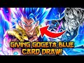 GIVING GOGETA THE PASSIVES HE NEEDED! SSB GOGETA w/ CARD DRAW FROM GOHAN! | Dragon Ball Legends PvP