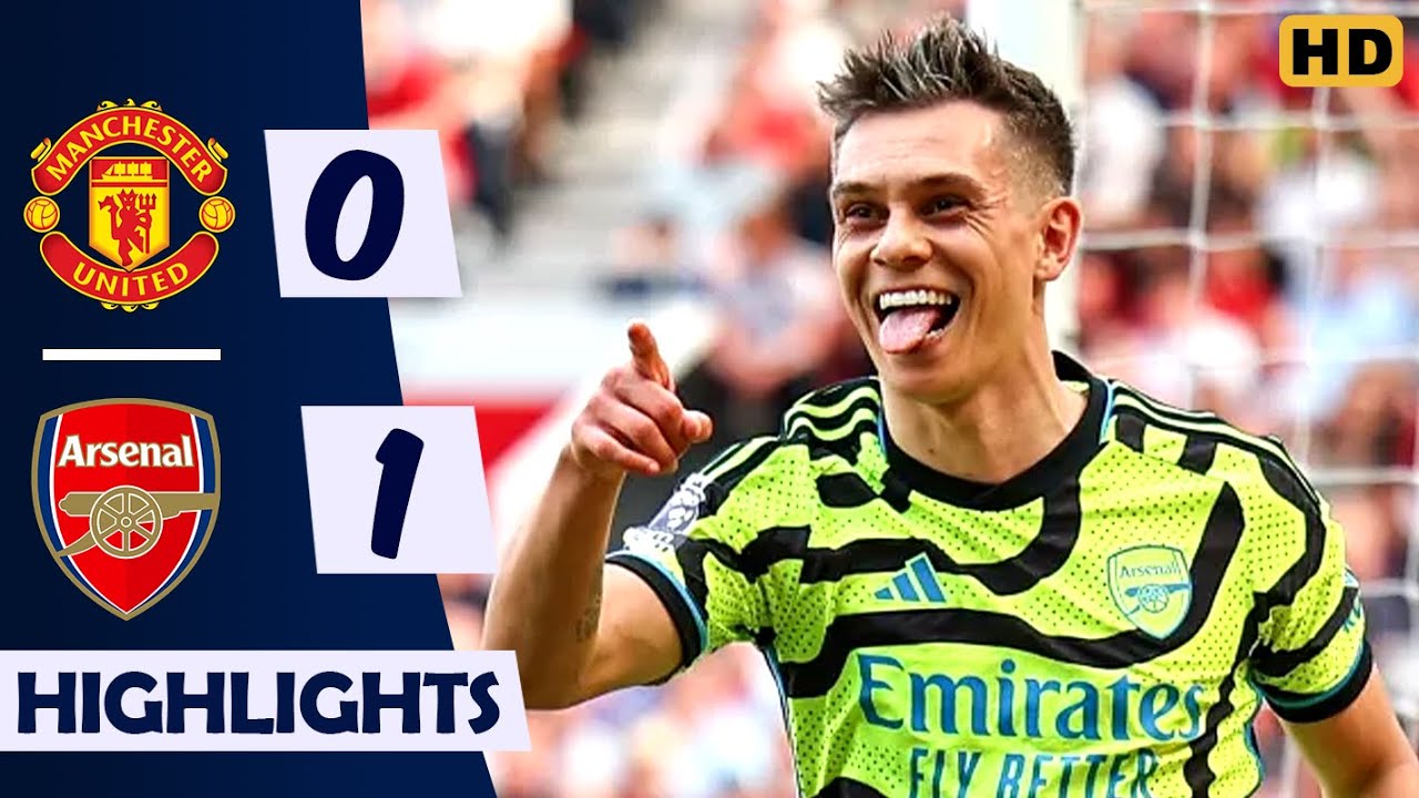 Manchester United vs Arsenal (0-1) | Trossard Goal Highlights | Premier League 2023/24