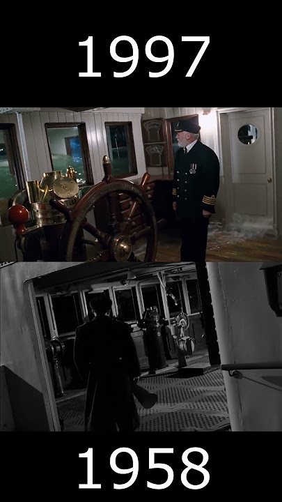 Titanic death of captain Smith🕯 1997 VS 1958