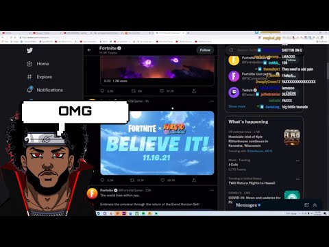 YourRAGE Reacts to Fortnite Confirming Naruto In there game
