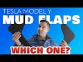 Tesla Model Y Mud Flaps - Two Options Compared!