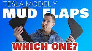 Tesla Model Y Mud Flaps  Two Options Compared!