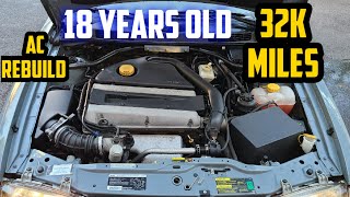Check out this RARE 30k mile Saab 9 3 A/C Rebuilt + IN depth Detail!