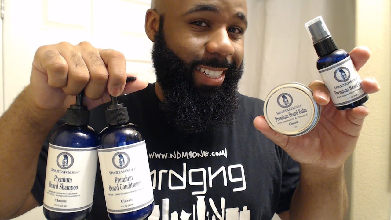How To Apply Beard Shampoo Conditioner Balm Oil [Spartans Den