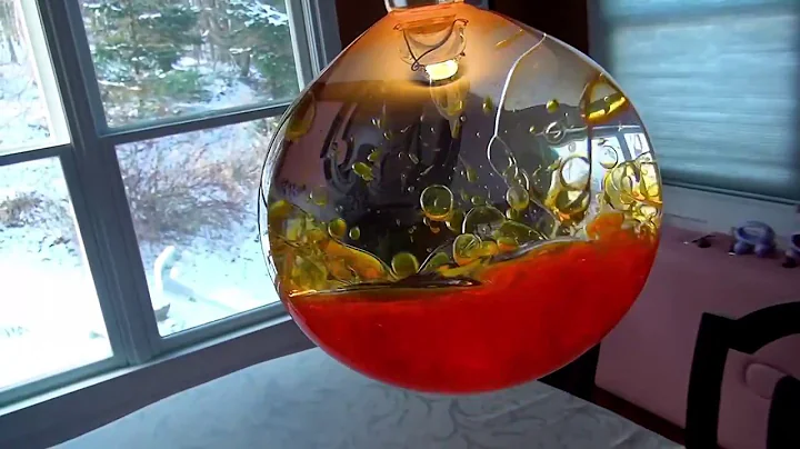 The "Neon Sun" Liquid Therapy Lamp in Daytime