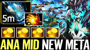 🔥 ANA OD MID NEW META — 5min Midas + Meteor Hammer 5.000 Mana WTF Fast Farm Dota 2 Pro
