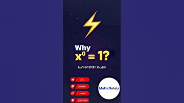 Why Anything Power 0 = 1? 🤯 | Maths Fact Explained! #shorts