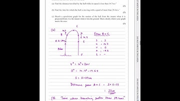IAL Edexcel Oct 2022 M1 Q5, Kinematics, Speed-Time graphs, Nick Peters