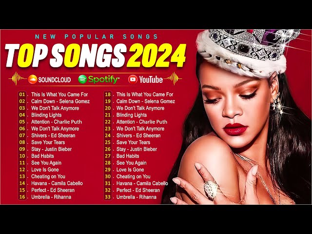 Rihanna, Taylor Swift, Ed Sheeran, The Weeknd, Selena Gomez, Adele, Justin Bieber🌻🌻Top Hits 2024 #14 class=
