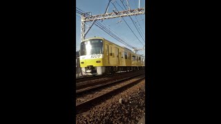 【京浜急行電鉄】京急新1000形電車1065Fと1057F（イエローハッピートレイン）を京成押上線の京成立石駅付近で撮影~KEIKYU on Keisei Line, TOKYO TRAIN