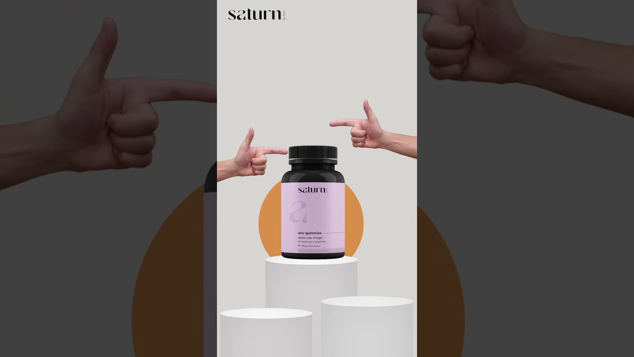 Apple Cider Vinegar Gummies for Women | 5%Acetic Acid | Manage Weight | ACV Gummies #saturn #shorts