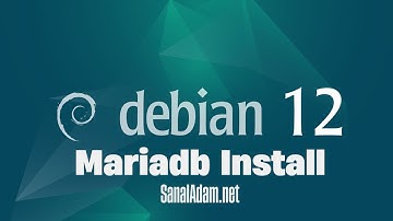 Debian 12 mariadb database server install