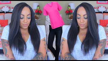 JEANS & T-SHIRT Synthetic Lace Front Wig Beshe DEEP PART LLDP-223 Sams Beauty.com