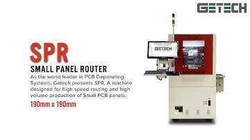 GETECH Automation - SPR, Small Panel Router