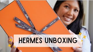 Hermes Unboxing Open My Late Birthday Gift With Me Online Shopping, Sizing Chypre Try-On