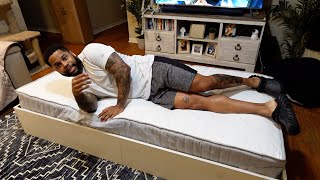 REALROOMS DreamSaver Bed Frame and Mattress Set Review | Mattress & Bed Frame Combo For $150