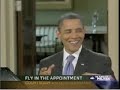 Obama Kills ahmadinejad Fly During Interview