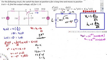 Solving Second Order Circuits -  Circuit Analysis