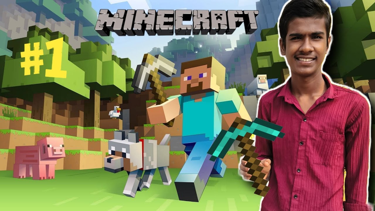 1️⃣ Minecraft Day 1 – Naya World, Nayi Shuruaat | Techno Adi Survival Series👍