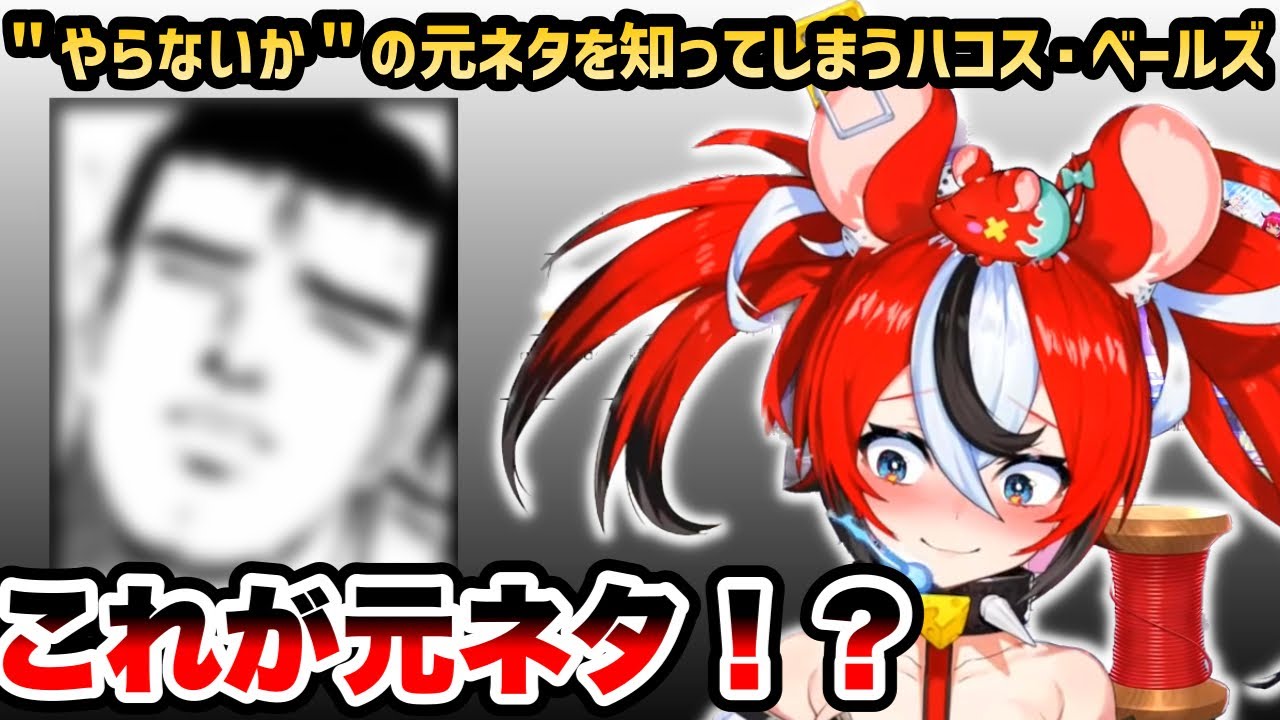 やらないかの元ネタを＂知って＂しまったハコ太郎【ハコス・ベールズ / ホロライブEN切り抜き / 日英翻訳】
