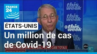 Covid-19 : record mondial de plus d'un million de cas rapportés lundi aux Etats-Unis • FRANCE 24