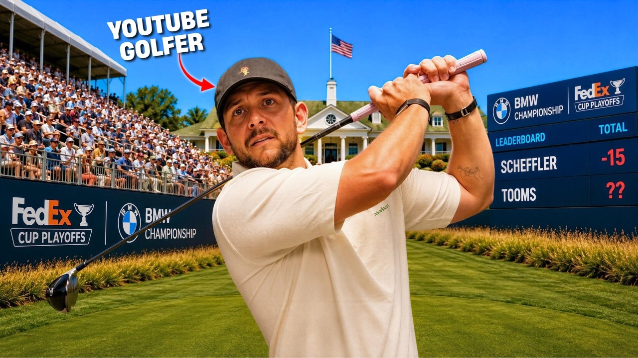 Can a YouTube Golfer Survive a Sunday Charge from Scottie Scheffler?! (BMW Championship)