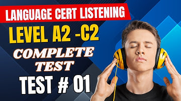 Languagecert Academic Complete Listening Practice Test for Achiever Level B1 to C2 | SELT Listening
