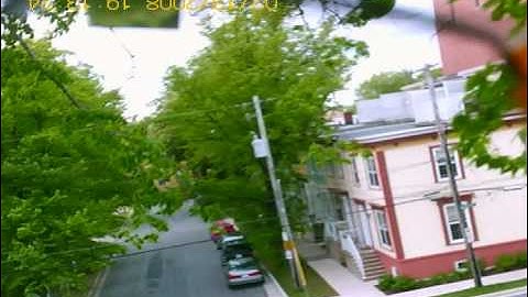 Hobby zone champ onboard flight with crash.