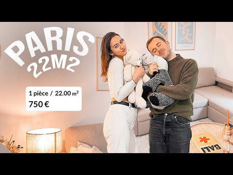 Vidéo: Étonnamment petit appartement à paris avec un intérieur rouge et blanc de charme